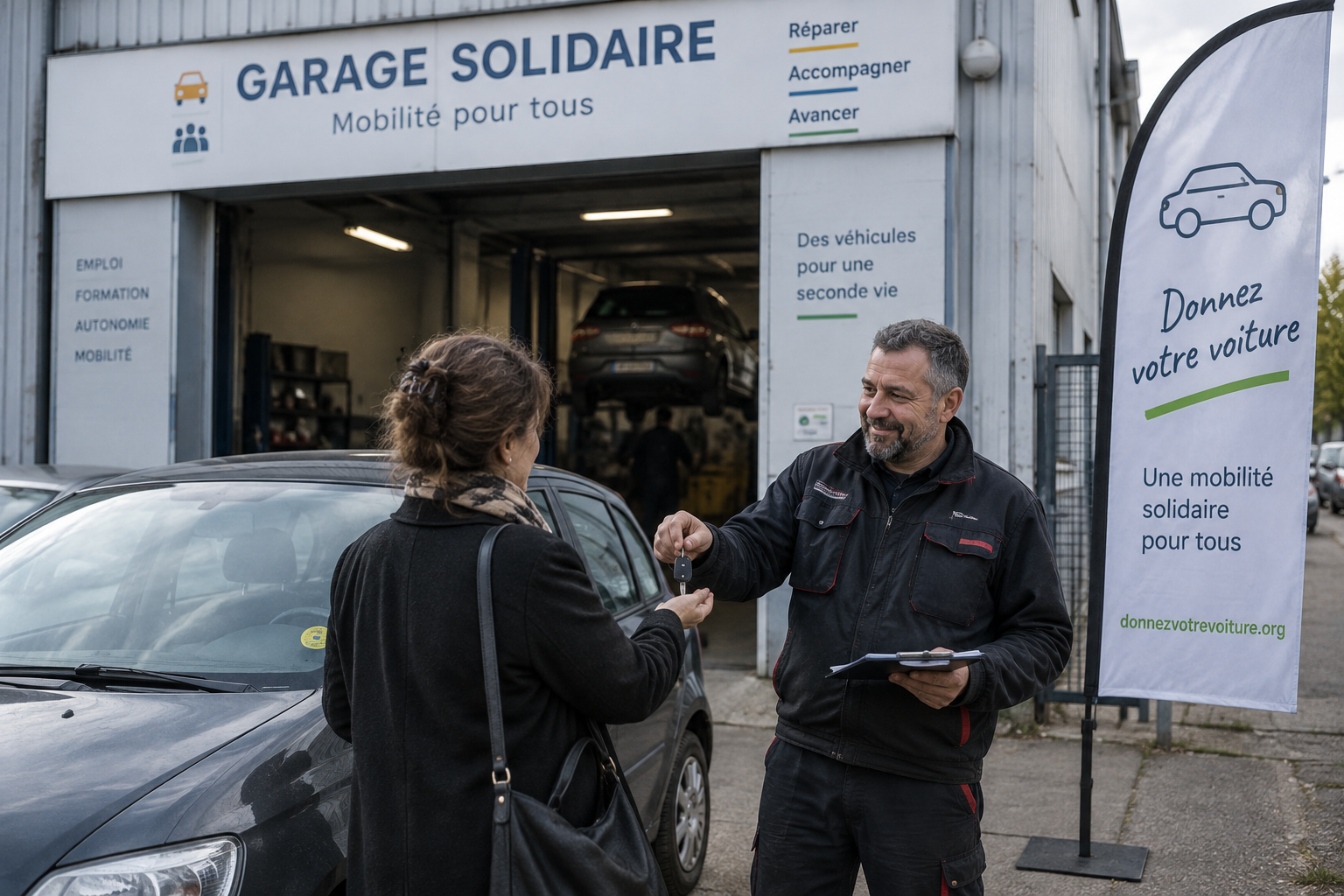 Donner sa voiture à un garage solidaire : comment ça marche ?