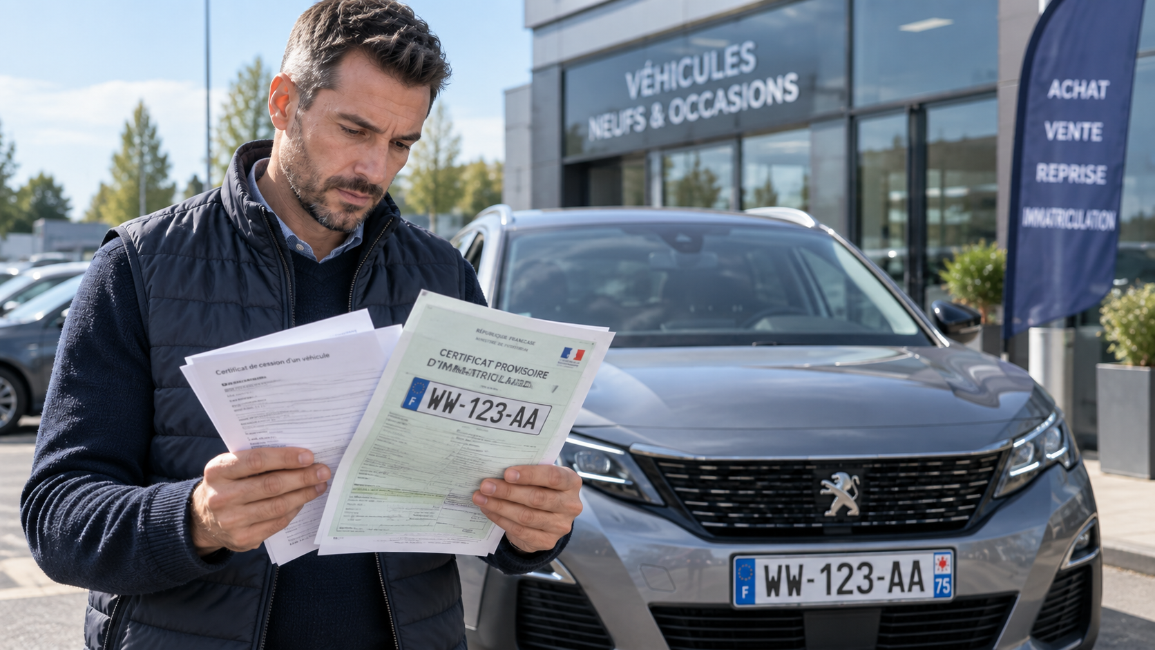 WW (CPI) : Comprendre l’immatriculation provisoire et le certificat CPI en France